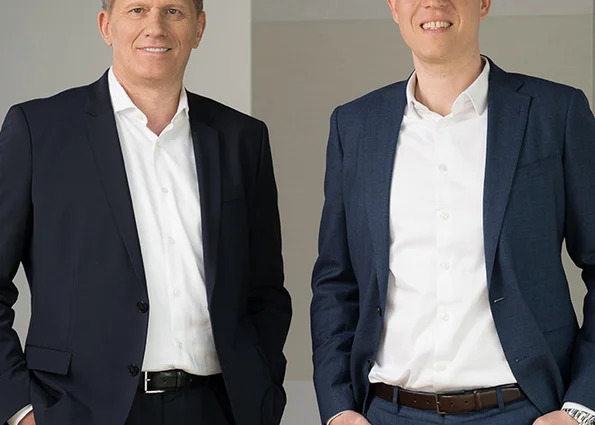 Porträtbild Hans Maier & Andreas Pritschet, Verbandsdirektoren VdW Bayern