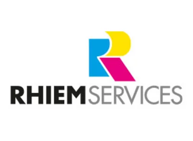 Das Logo der RHIEM-Intermedia GmbH Logo RHIEMSERVICES