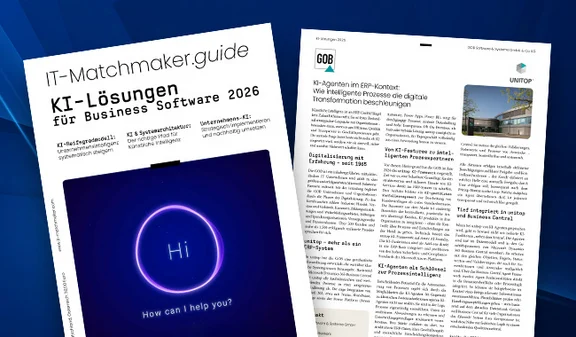 GOB-Fachbeitrag im IT-Matchmaker.guide IT-Matchmaker.guide 2026 und GOB-Fachbeitrag zu KI-Lösungen für Business Software.