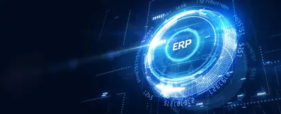 Visualisierung eines digital vernetzten Systems zur ERP-Einführung im gesamten Unternehmen