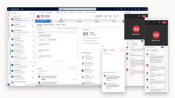 Dynamics 365 Sales Oberfläche - Kundenverwaltung