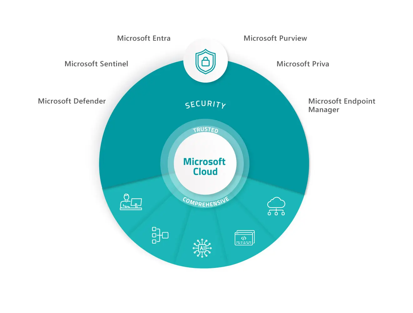 Security in Microsoft Cloud: Entra, Sentinel, Defender, Purview, Priva, Endpoint Manager