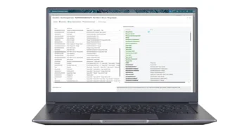unitop interface with table view for calculation formulas for item and quantity weights