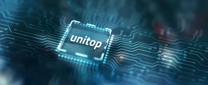 Symbolische Darstellung von digitalen Add-ons und Schnittstellen zur Erweiterung von unitop