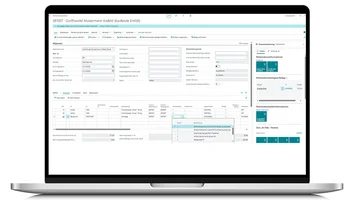 Screenshot of a sales complaint in unitop with items and reasons for complaint.